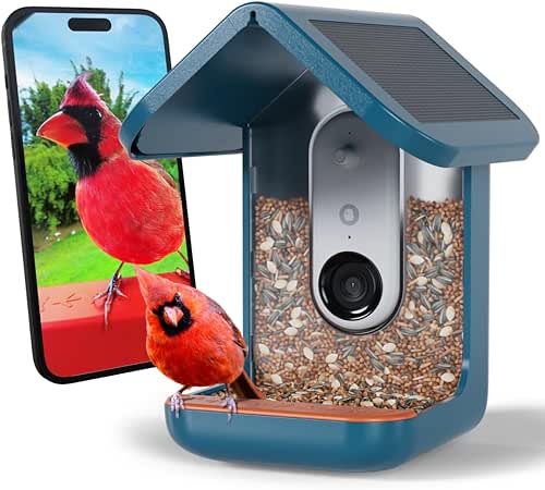 Birdbuddy PRO Solar Smart Bird Feeder with Camera - AI