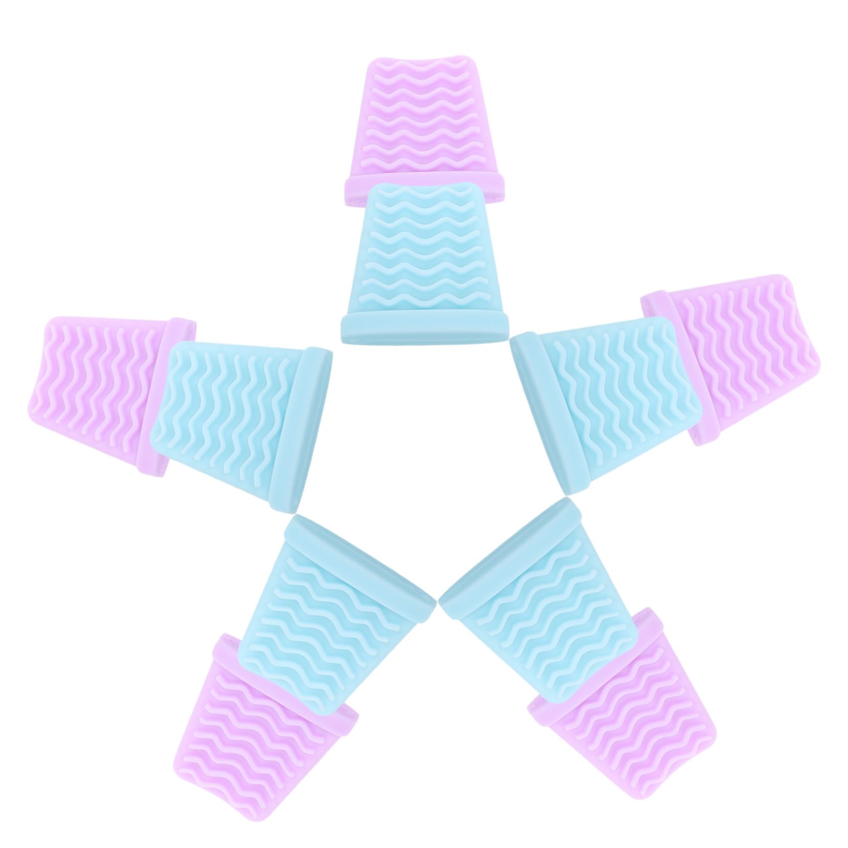 HONMEET 10Pcs Silicone Blackhead Extractor Sleeve Skin Spatula Cover for Pore Cleaning Durable Protection for Scrapers Easy to Clean Maintain for Home