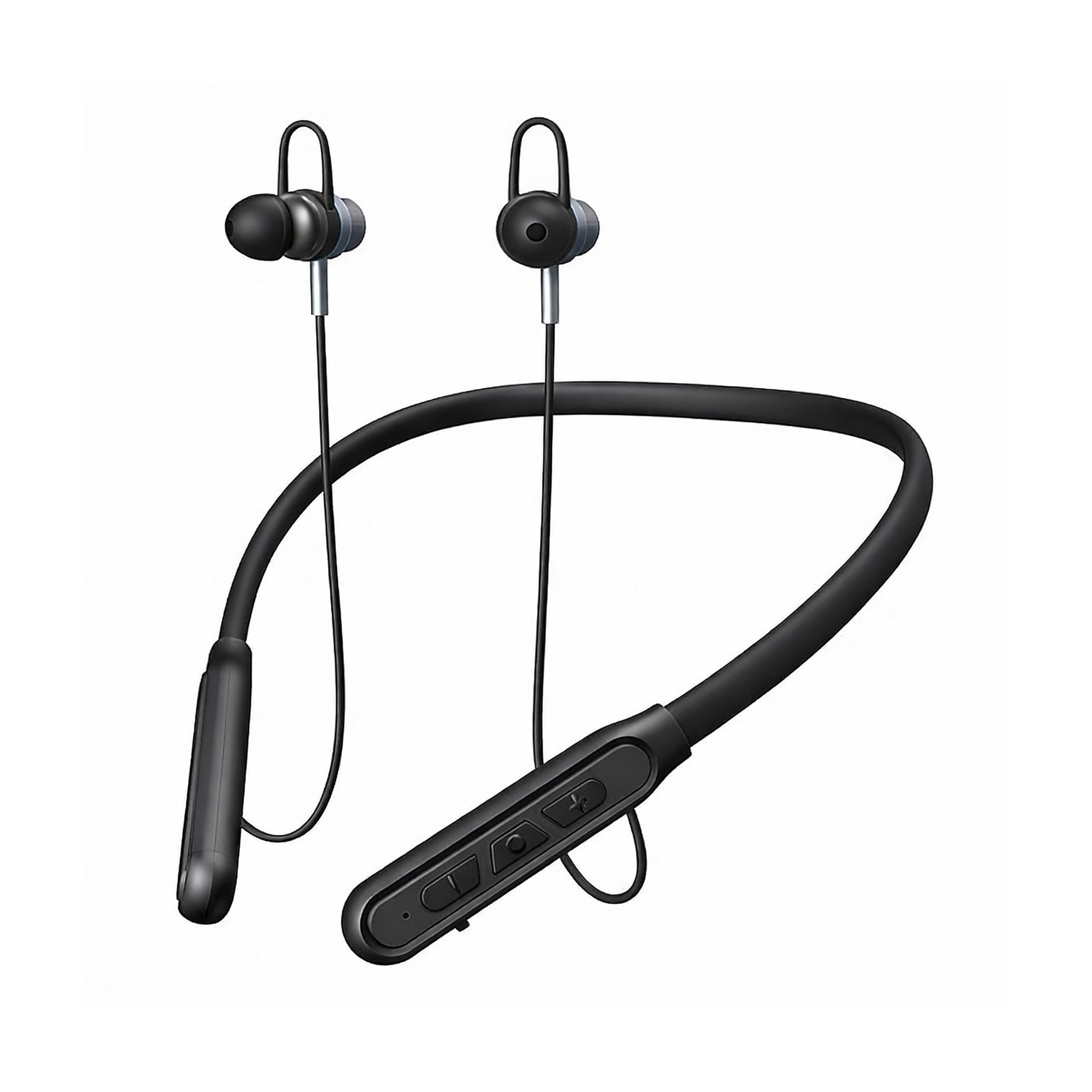 iFAST Bluetooth 5.4 Wireless Neckband Earphone | Hi Fi Stereo Sound | Up to 30 Hours Music Playtime |Water and Sweat Proof |ENC Noise Cancellation [ Black ]