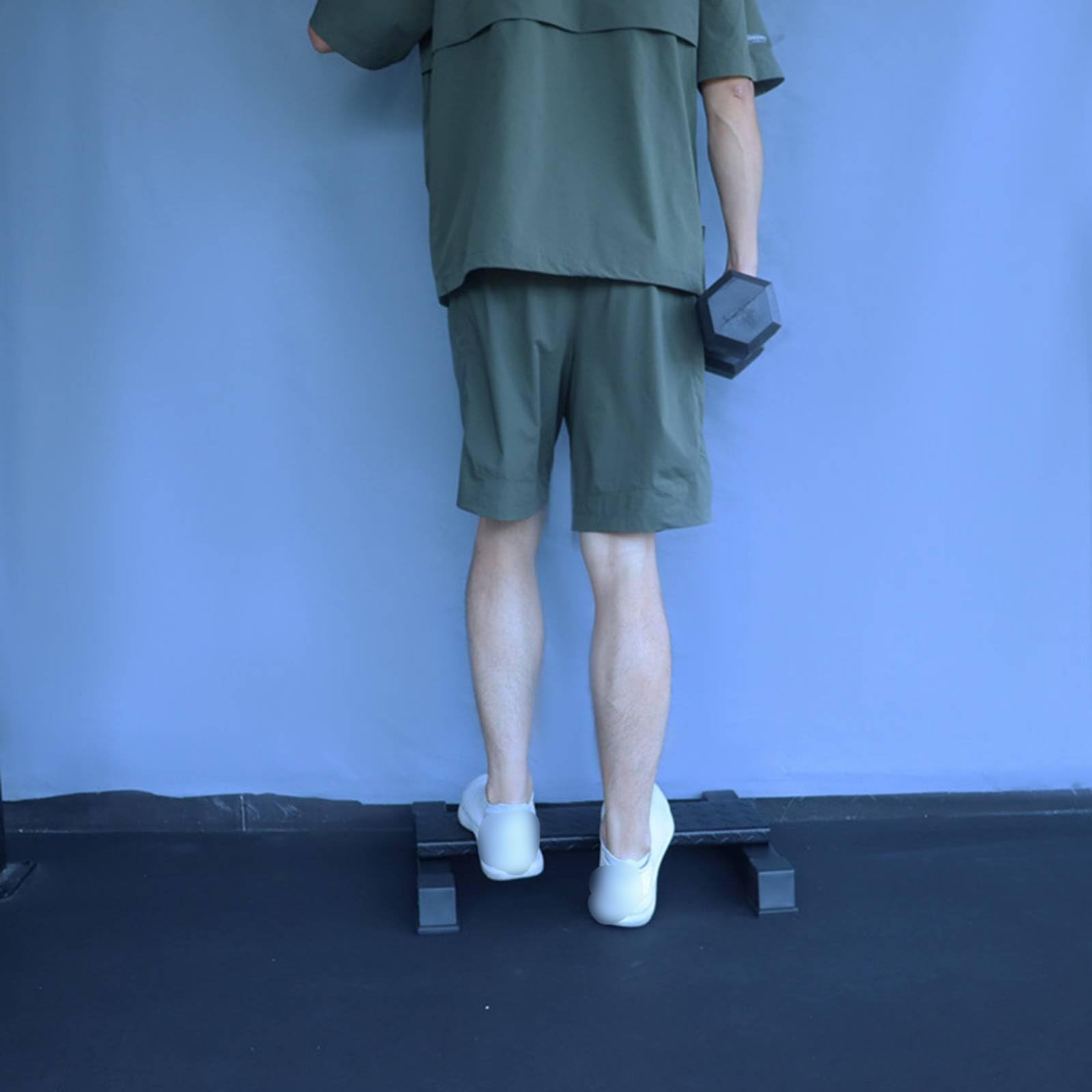 Piattaforma per Polpacci Piattaforma Allenamento Polpacci Tavola Inclinata Tavola Stretching Base Equilibrio in Acciaio E Nylon Adatta per Fitness Domestico Palestra Riscaldamento Recupero