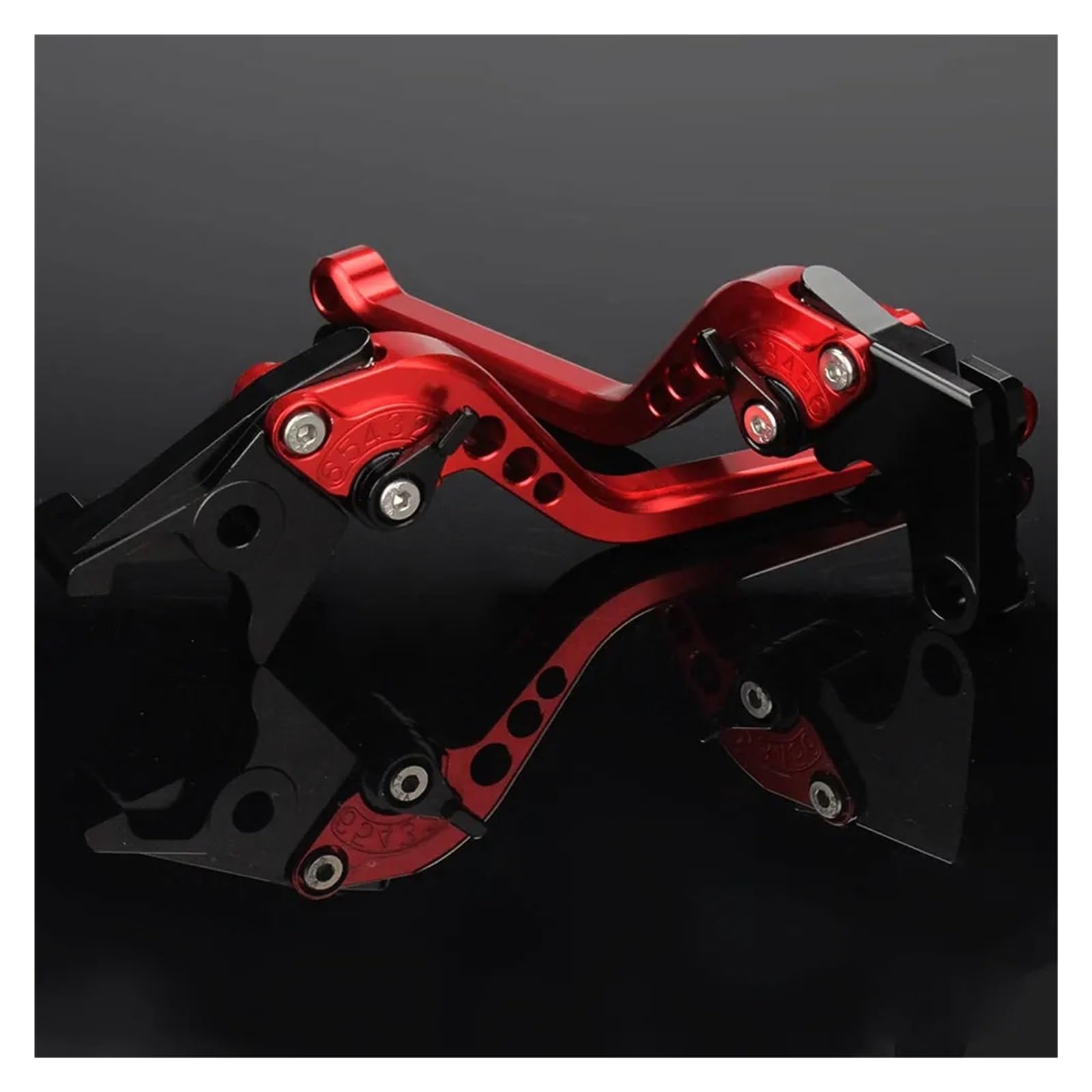 PDAAZVG Brake Lever Handle for Ducati for Monster S4 S4R 748 750SS 996 998 900SS 1000 for Multistrada 1000 1100 S2R 1000 ST4 ST3 Brake Clutch Lever Motorcycle Lever Blades(Red 177mm)