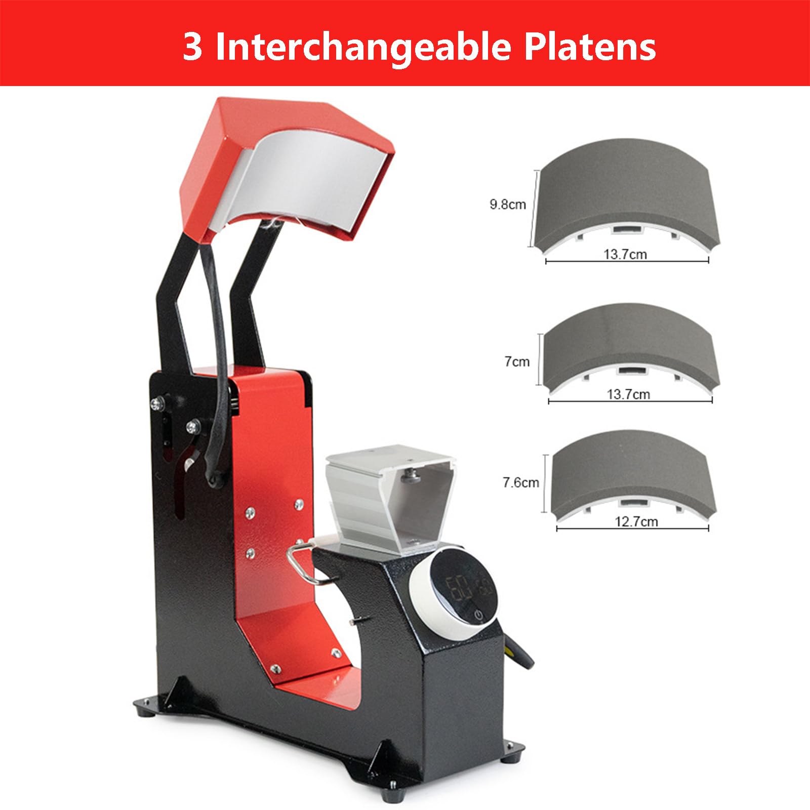 Macchina Automatica per pressa di Calore per Cappelli e Macchina per Stampa a Sublimazione per Cappelli e Macchina per Stampa a Caldo per Cappelli, segni di trasferimento