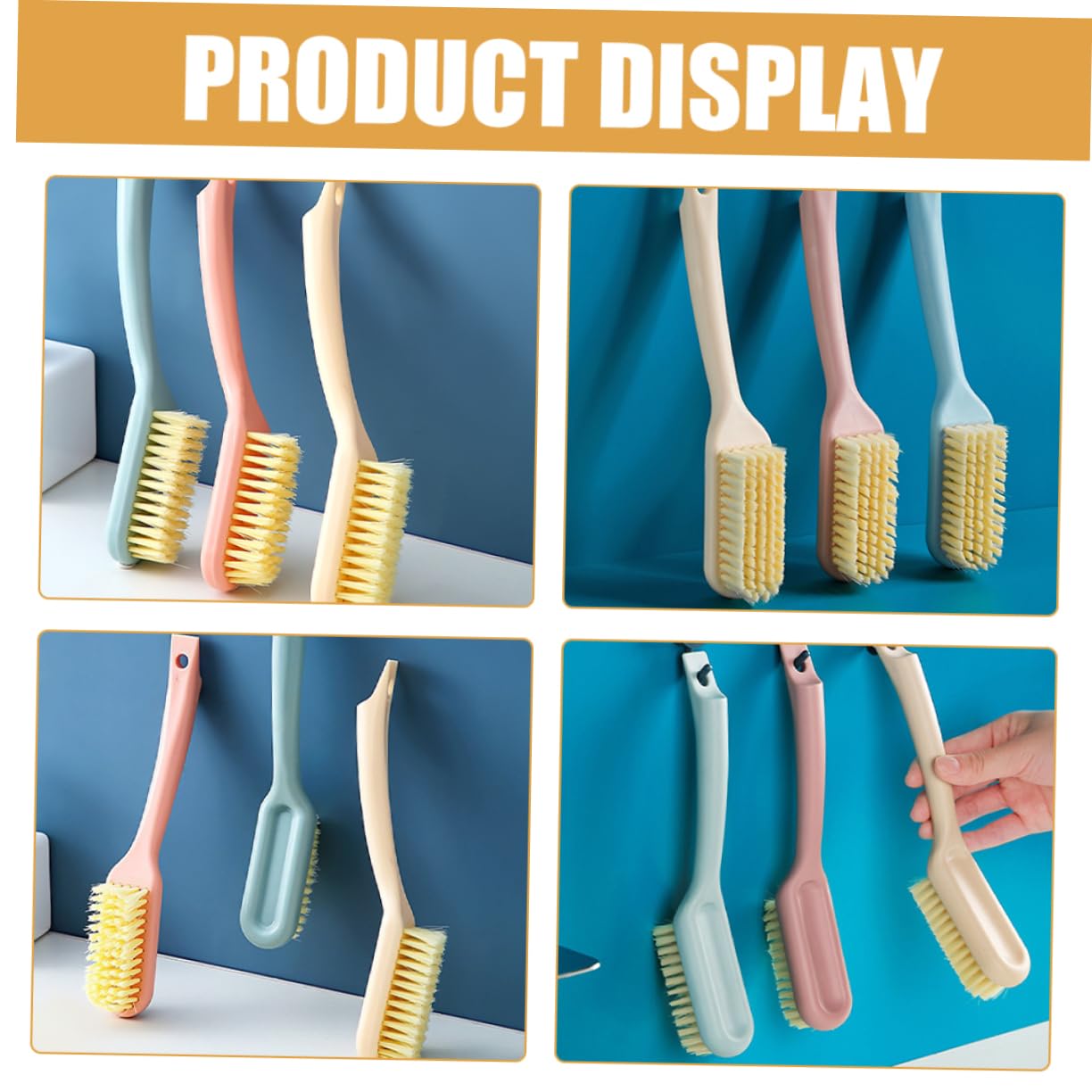 PACKOVE 15pièces Brosse De Nettoyage pour Chaussures Et Vêtements Brosse Douce Multi-Usage pour Entretien De Sursfaces Pratique