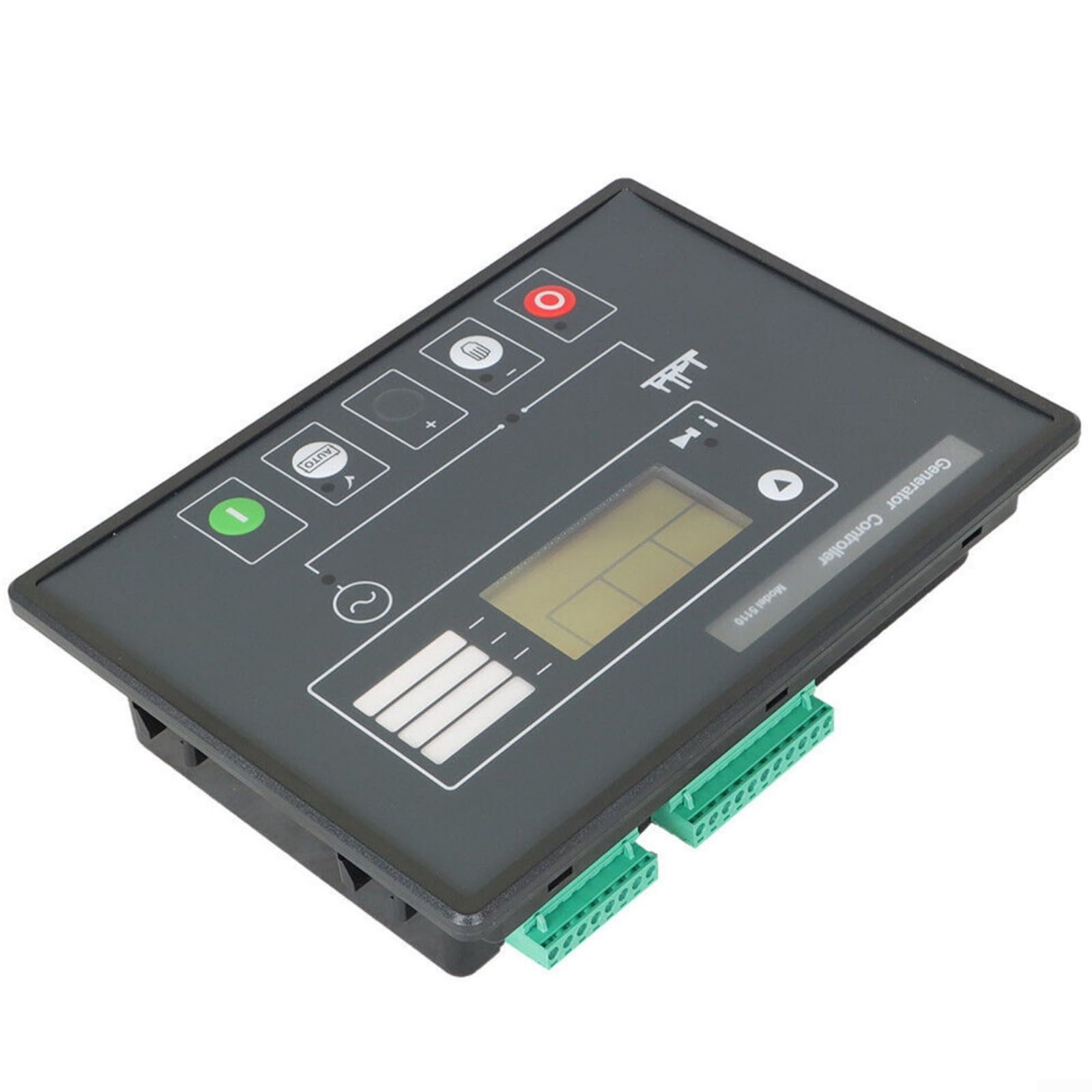 KiraKira Modulo di controllo automatico del motore DSE5110, controller elettronico con display LCD, 12V/24V per avvio automatico e diagnostica guasti