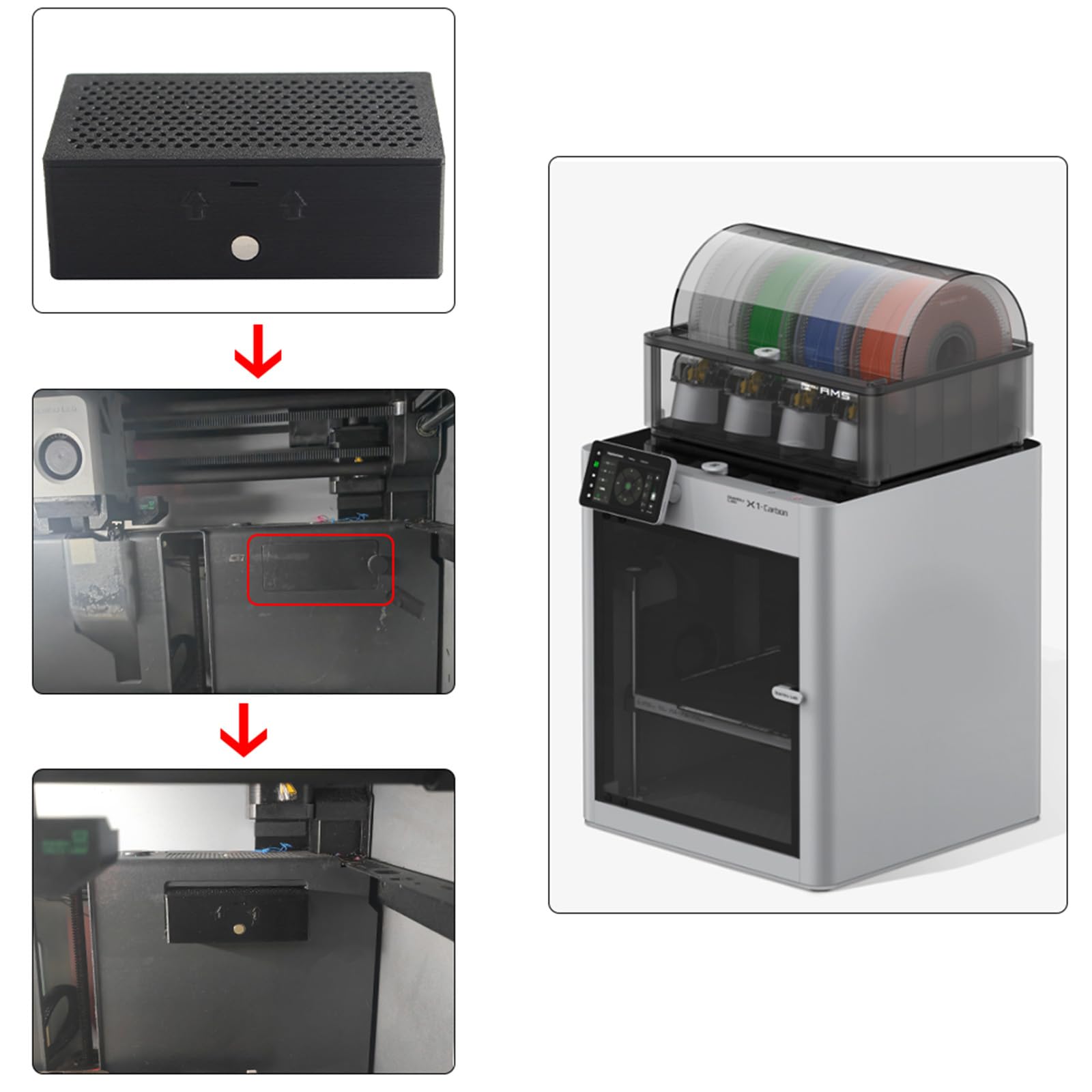 Amazon | Imdinnogo 3Dプリンターアクセサリー Bambu X1 X1C 活性炭