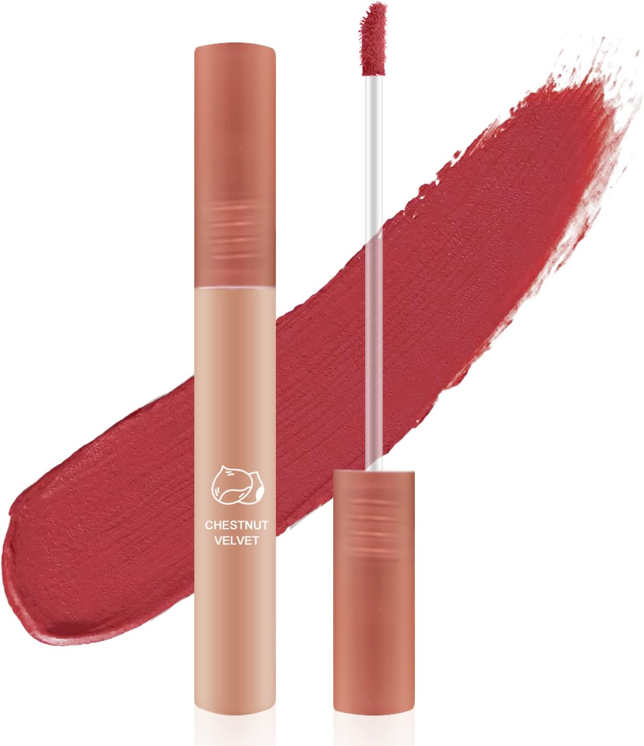 Cappuvini Lip Gloss Lightweight Moisturizing Lip Tint For Dry And Flaky Lips,For Satin Finish,Highly-Pigmented, Matte,Long-Lasting,Lip-Plumping, Suitable For Your Various Occasions