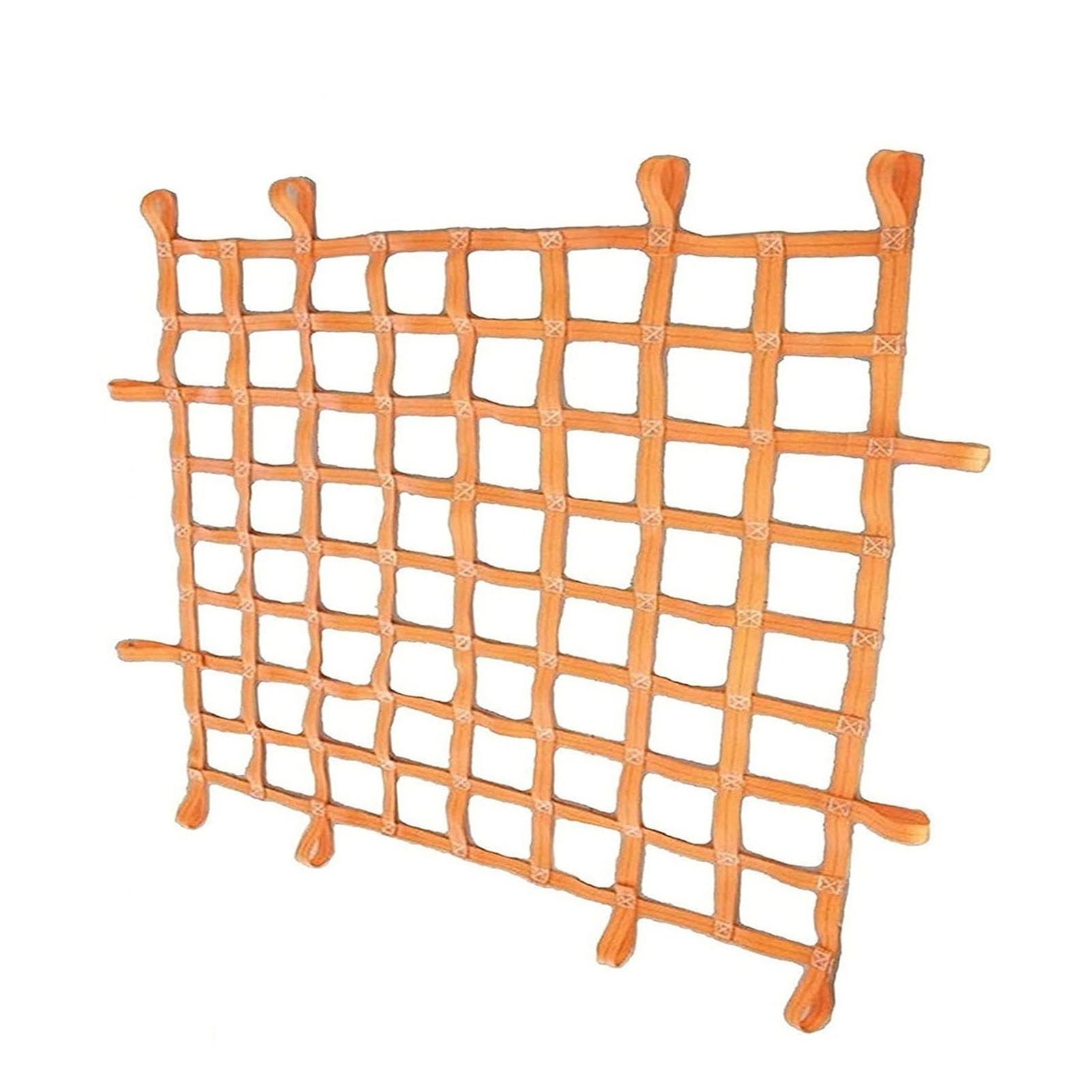 Red de carga – Red de elevación plana de nailon, correas de red de elevación de seguridad portátiles, bolsa de elevación de carga, equipo de trabajo de remolque en movimiento (tamaño (un color 2 x 2 m