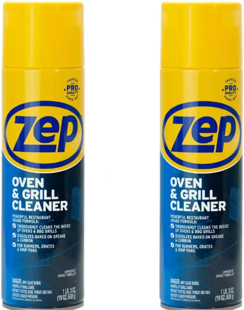 Enforcer ZUOVGR19 19-Ounce Zep Heavy-Duty Oven and Grill Cleaner (2pack)