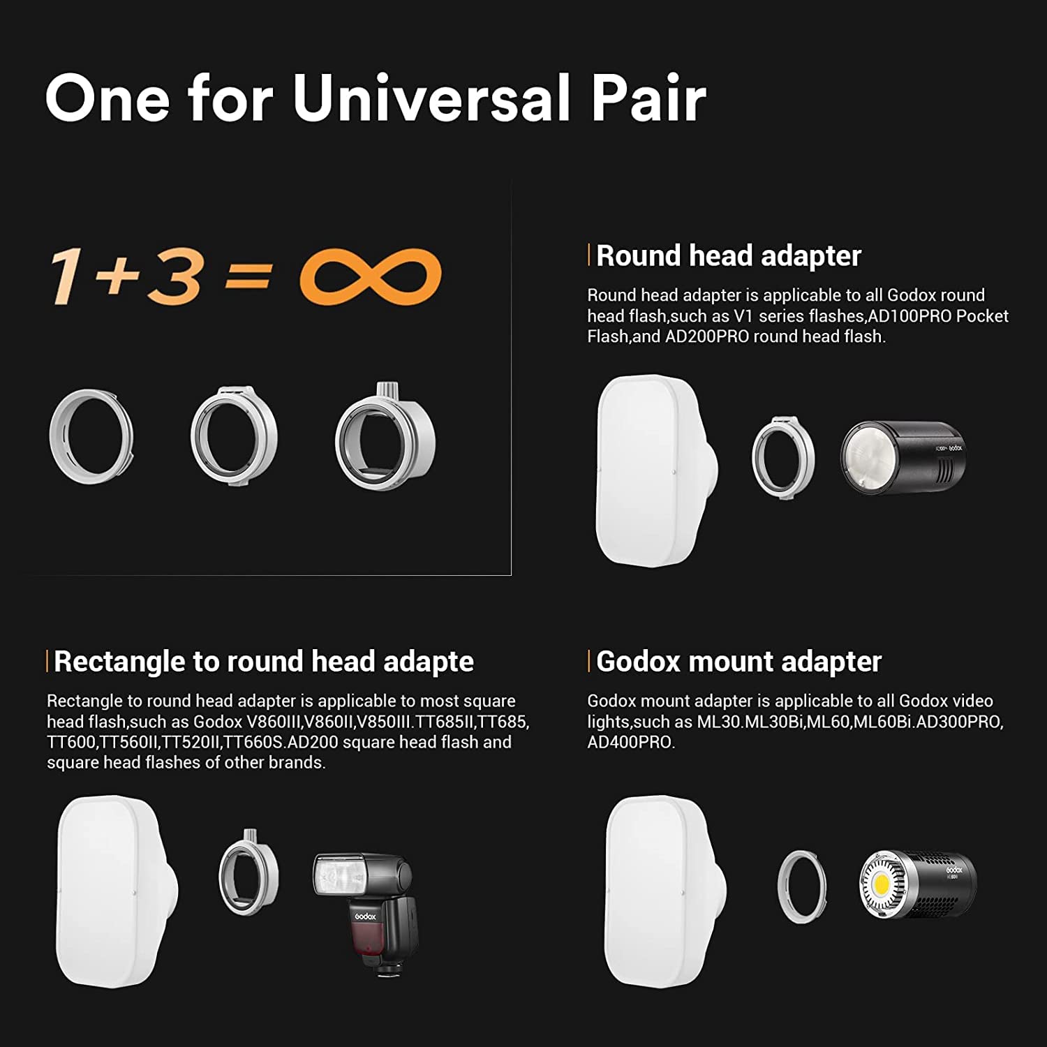 Amazon | Godox P120L 120cmポータブルディープパラボリックソフト