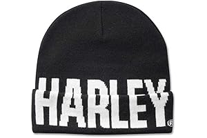Harley Davidson Men's Winter Black Beanie