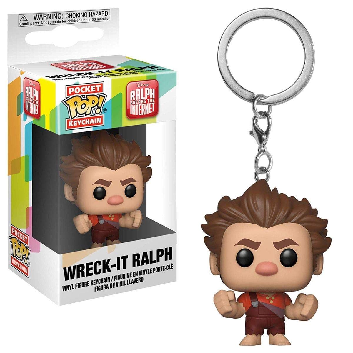 Funko Rompe Ralph 2 llavero Pocket Pop coleccionable de vinilo Disney 3