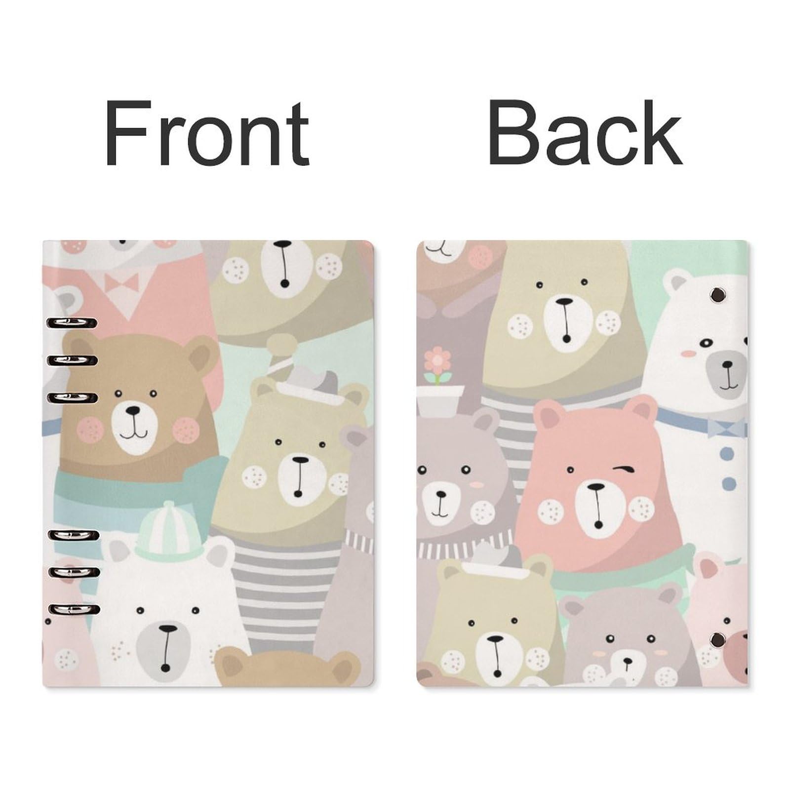 しろくま　バインダーカバー Amazon | NatSumeBasics ホワイトA7バインダーカバーと12個