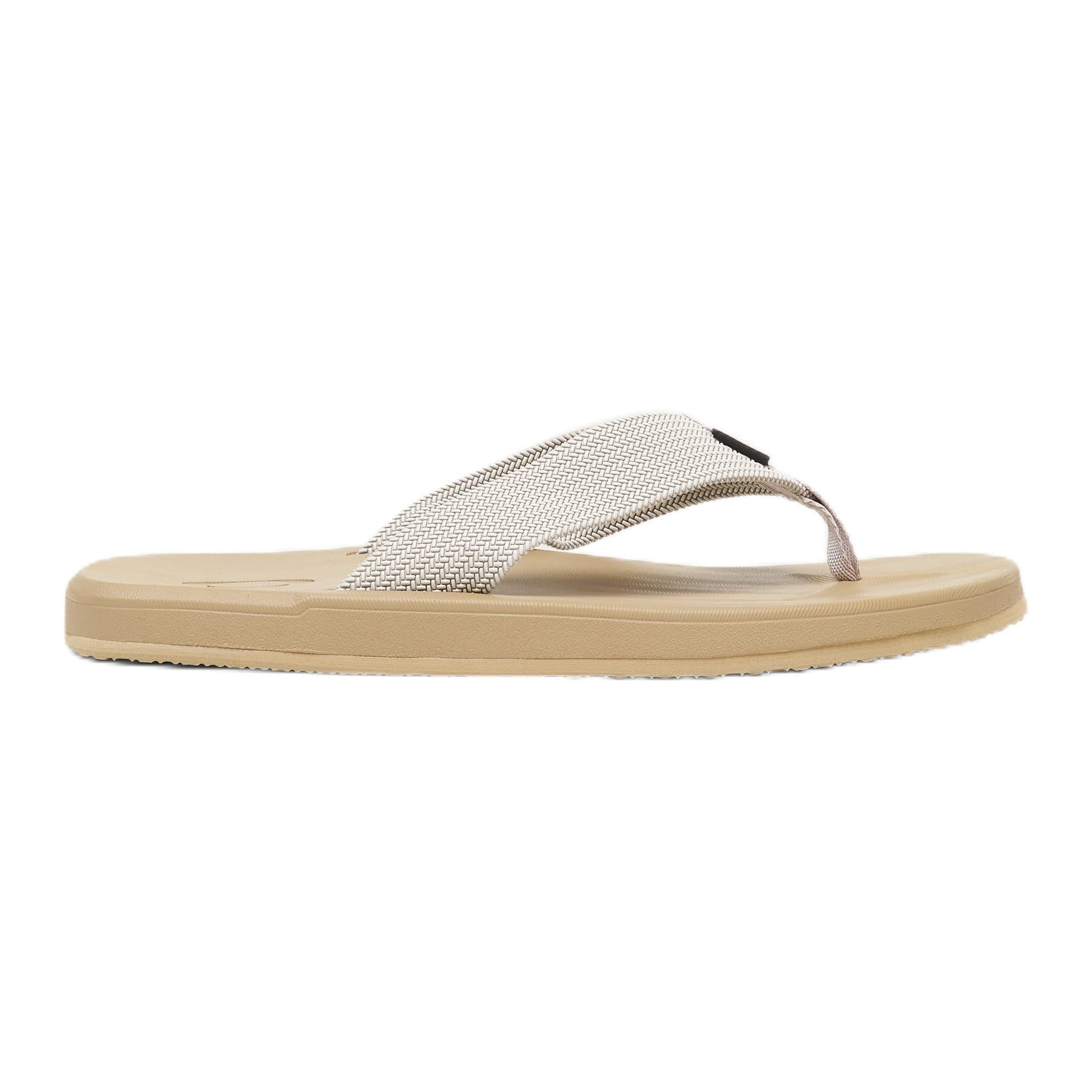 Oakley Mens Ventura Flip Flop, Pebble/Mist, 10