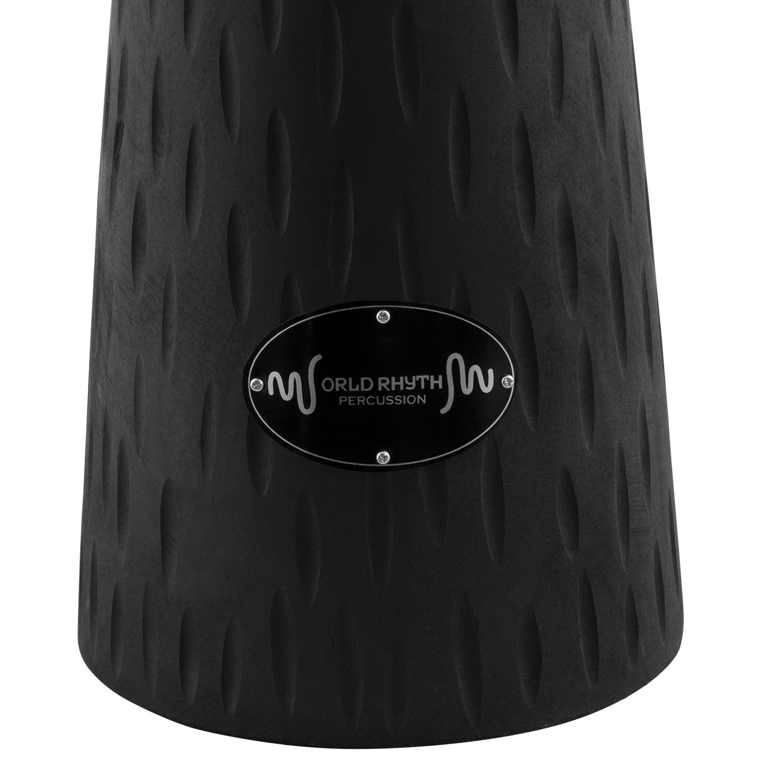 MDJ006 Tamburo Djembe da 9 pollici - Tamburo africano a mano in legno di mogano - colore nero
