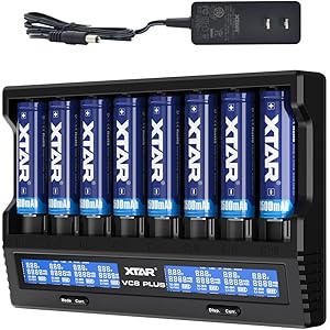 efest luc v8 double lcd screen fast battery charger brands