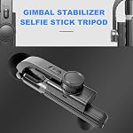 Stabilisateur Gimbal pour Smartphone,Trépied autocollant avec équilibre automatique à distance 360° Rotation