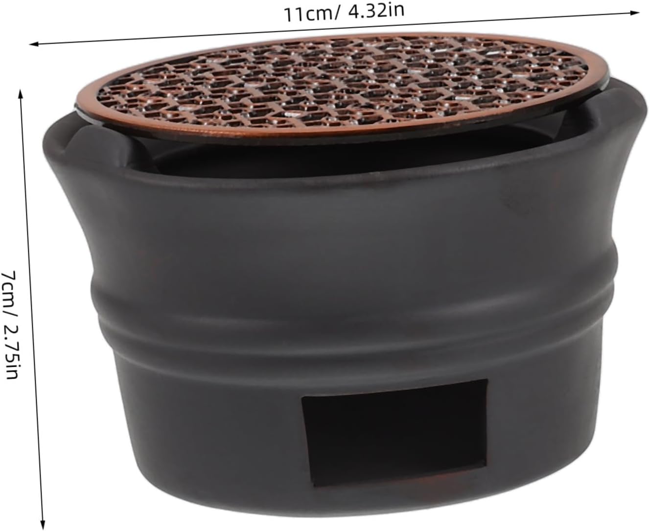 BESTOYARD Japanese Pottery Teapot Warmer Base for Candle Light Tea Warmer Stove Holder Teapot Dish Holder Tea Heater