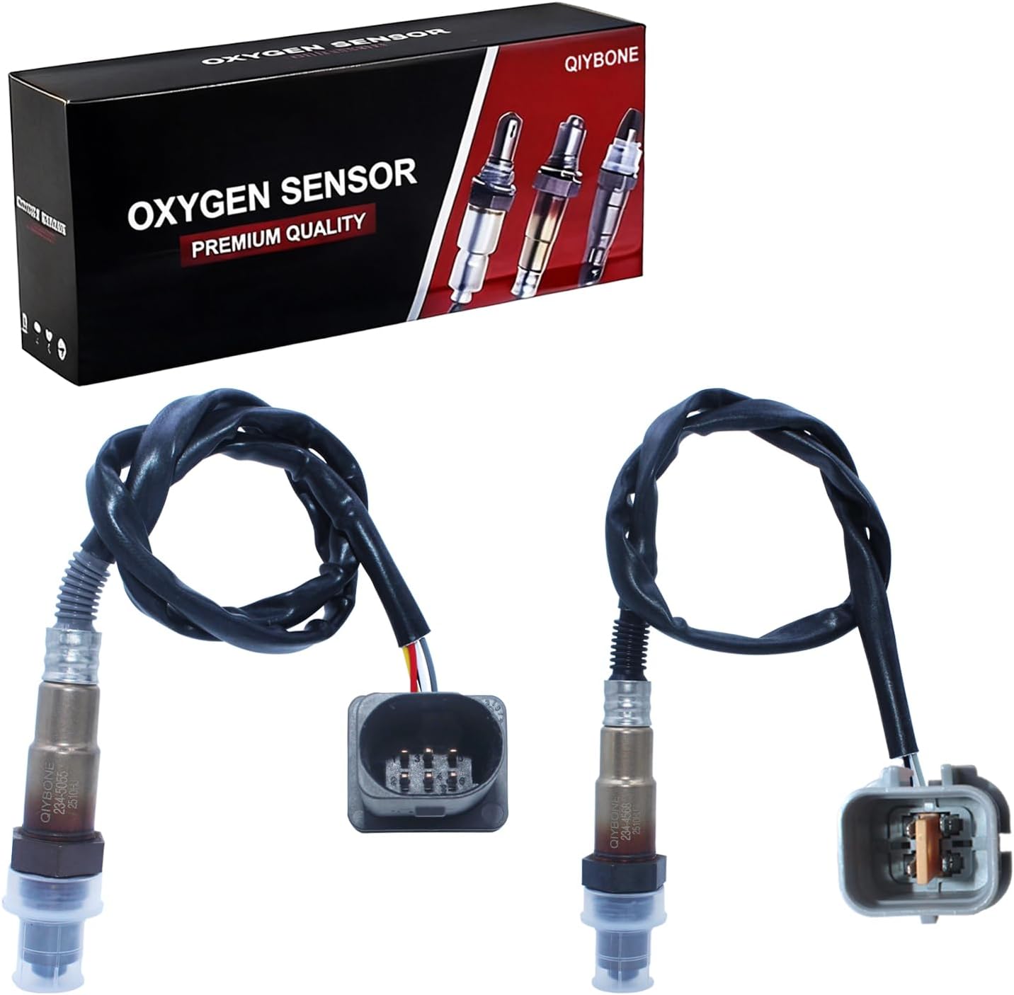 Oxygen O2 Sensor Upstream Downstream 234-5055 234-4568 for Hyundai Accent Veloster 2012 2013 2014 2015 2016 2017 1.6L L4,for Kia Rio Soul 2012-2018 1.6L L4 Replace 39210-2B210 39210-2B220 2PCS