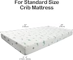 BubblePanda Rayon Made from Bamboo Crib Sheets for Baby Boys Girls Neutral Soft Stretchy Fitted Crib Mattress Sheet Standard 52" x 28" (Dinosaur)