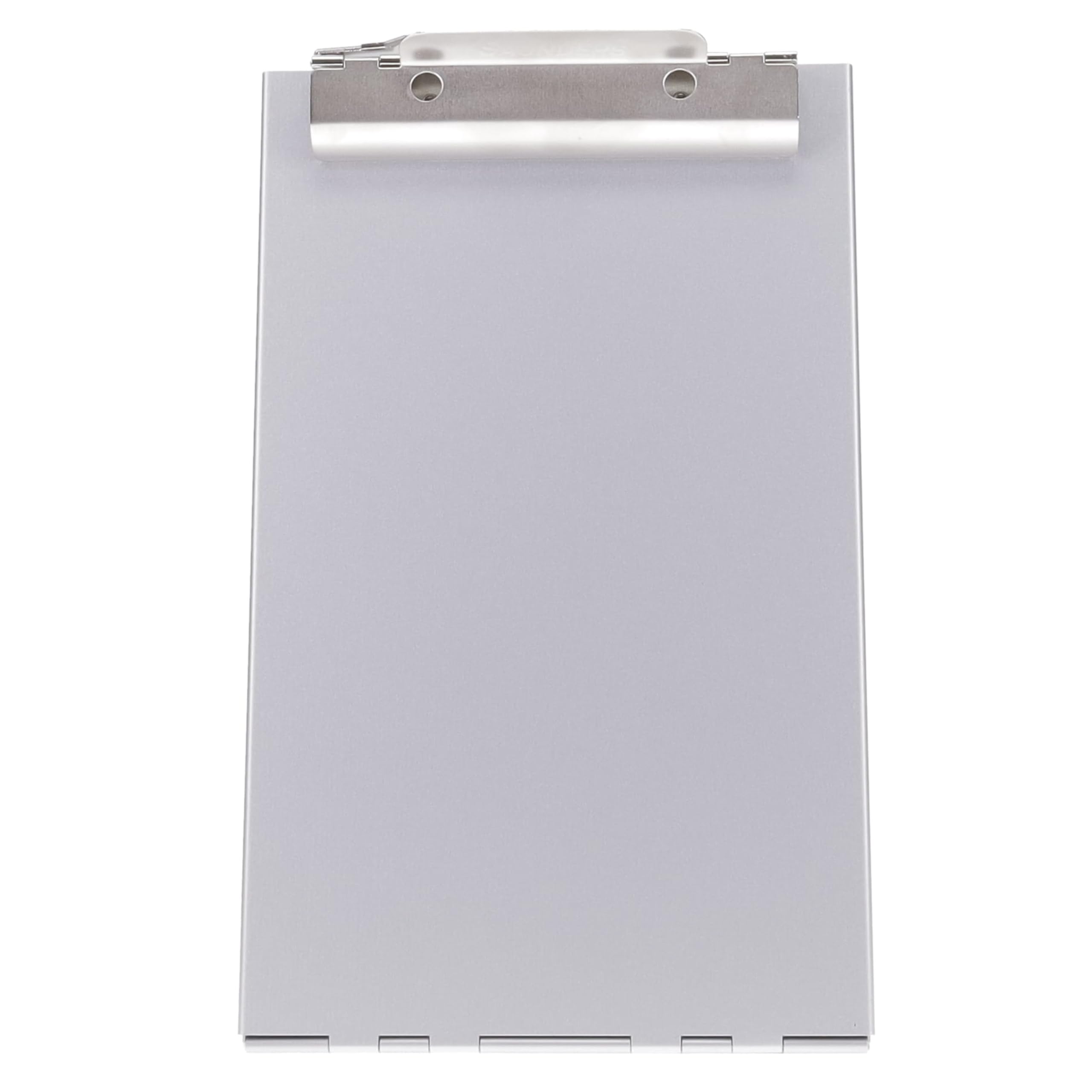 Saunders Porte-bloc en métal avec rangement, porte-bloc d'allaitement à une seule couche, organiseur de papier, clip en acier avec loquet autobloquant, support de formulaire pour bureau, école et