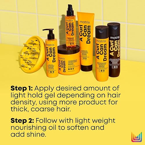 Miniatura 6 de MATRIX A Curl Can Dream Light Hold Gel  Define rizos sin descamación ni crujiente para cabello rizado y enrollado sin silicona sulfatos ni parabenos