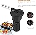 Candeon Grillgebläse Grillventilator, BBQ Ventilator Akku Elektrisches Gebläse für BBQ Grill, Tragbare Elektrischer blasebalg grill Feuerstarter Barbecue Feuer gebläse Für Outdoor Grillen Picknick