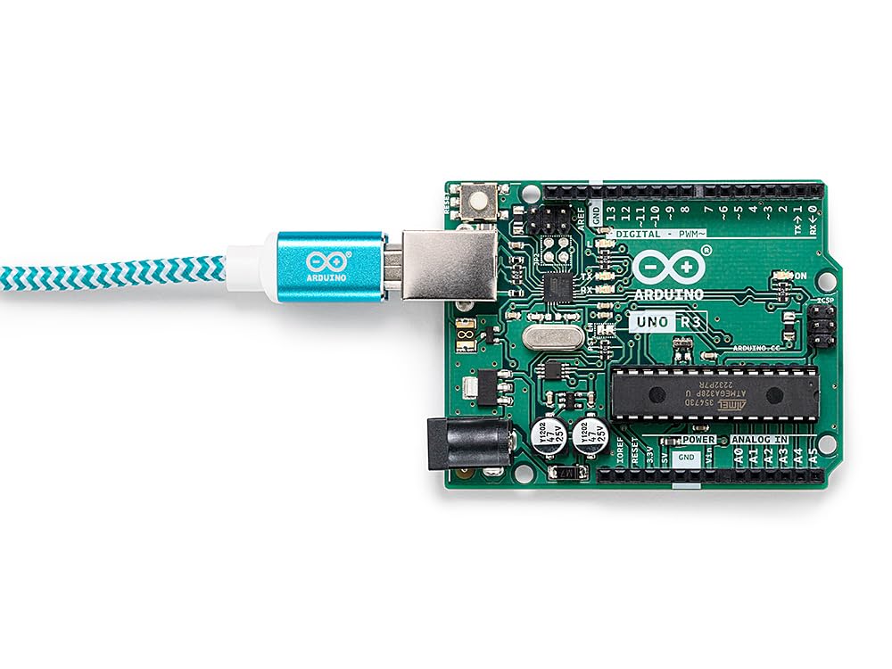 Arduino Official 1M USB Cable [TPX00133] - Cavo USB ufficiale da 1 metro per una connessione affidabile e veloce con i tuoi progetti