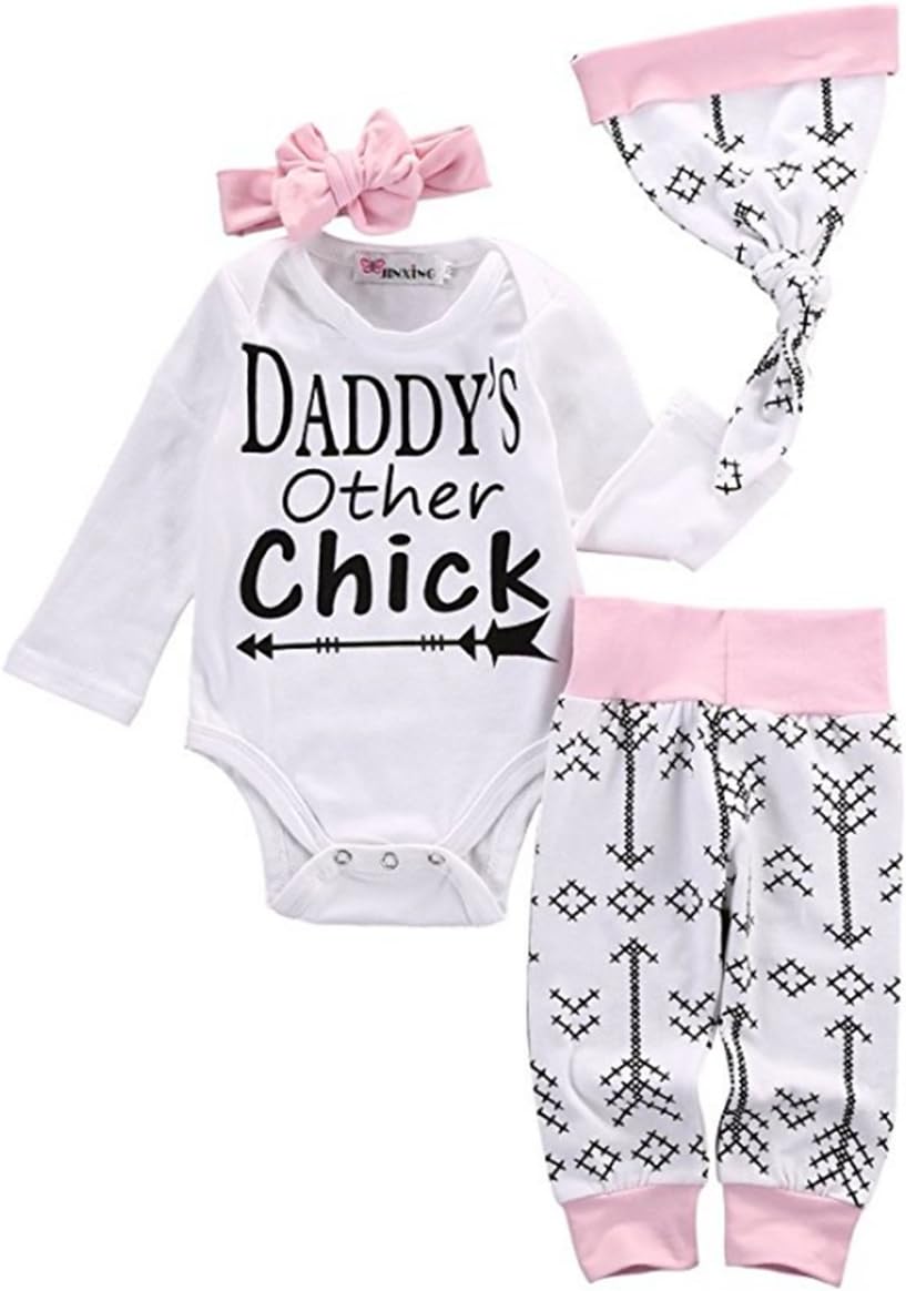 Emmababy Western Baby Girl Summer Clothes Ruffle Romper Short Sleeve Floral Bell Bottom Flare Pants Cow Print Birthday Outfit(Pink,0-6months)