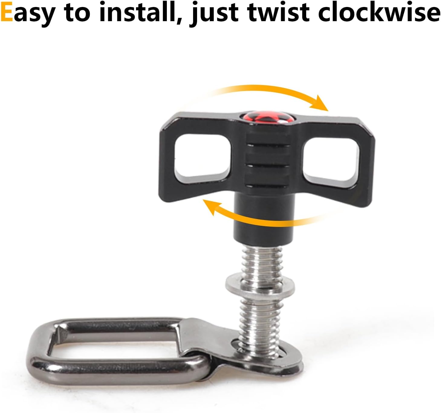 Hardtop Quick Release Bolts:Hardtop Quick Removal Fastener Thumb Screws for 1997-2025 2026 Jeep Wrangler TJ JK JL 4xe Gladiator JT & Ford Bronco 2021+(Star,6PCS)