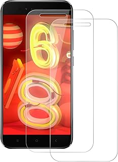 DOSNTO Cristal Templado Xiaomi Mi A1, Protector de Pantalla para Xiaomi A1/Mi 5X, Transparente Vidrio Templado Protecci?n de Pantalla Dureza de 9H, Compatible con Funda [2 Unidades]