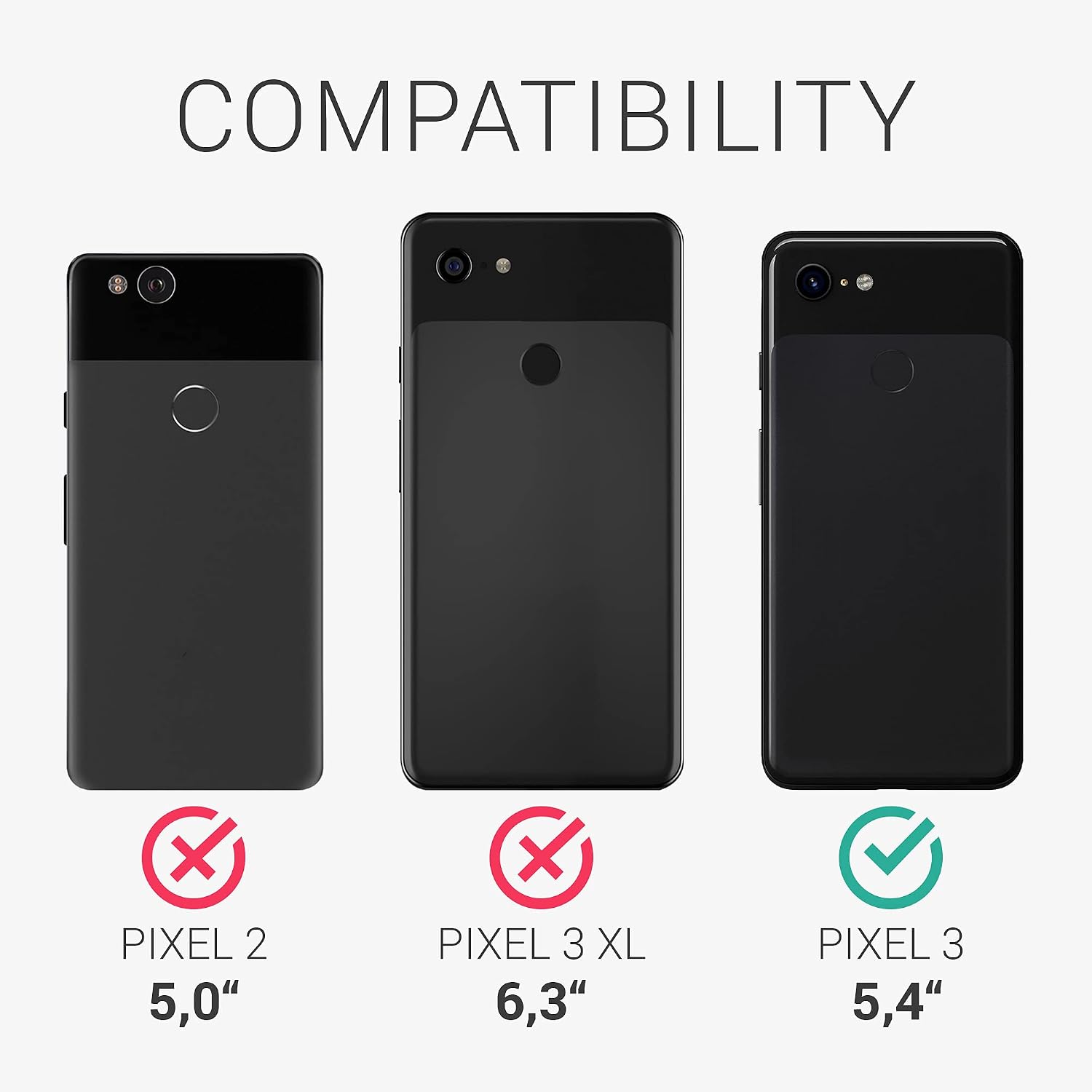 kwmobile Case Compatible with Google Pixel 3 Case - Soft Slim Protective TPU Silicone Cover - Radiant Yellow