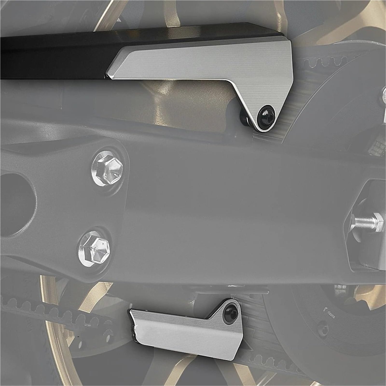 osłona zębatki motocykla Pasuje do YAMAHA T-MAX 560 Tech Max TMAX 560 TMAX560 2022 2023 Osłona paska Ochraniacz osłona łańcucha(Black)