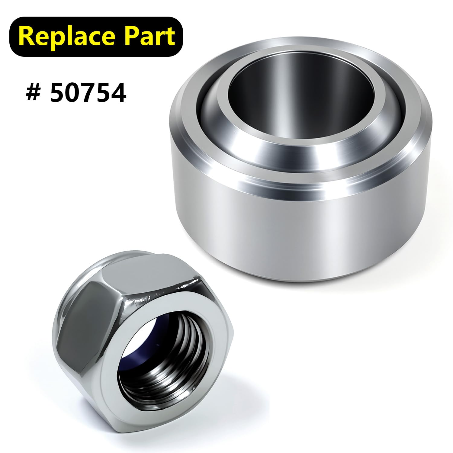 Replace Part # 50754 Compatible with Air Lift Performance Suspension Pillowball Bearing & Nut Kit