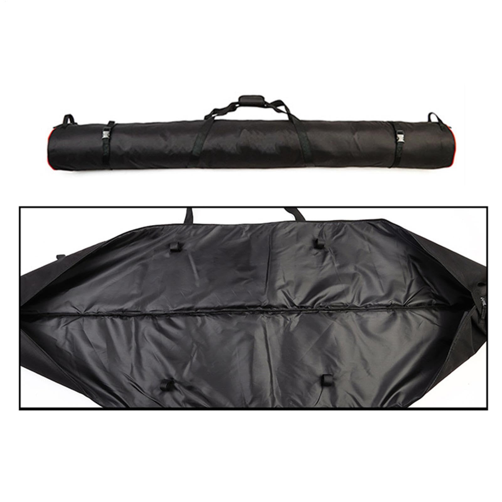 Borsa da sci, portatile, con doppia cucitura, con cerniera, borsa da viaggio per sci, aereo, viaggi, amici, donne, adulti, bambini, attività all'aperto, campeggio, sci