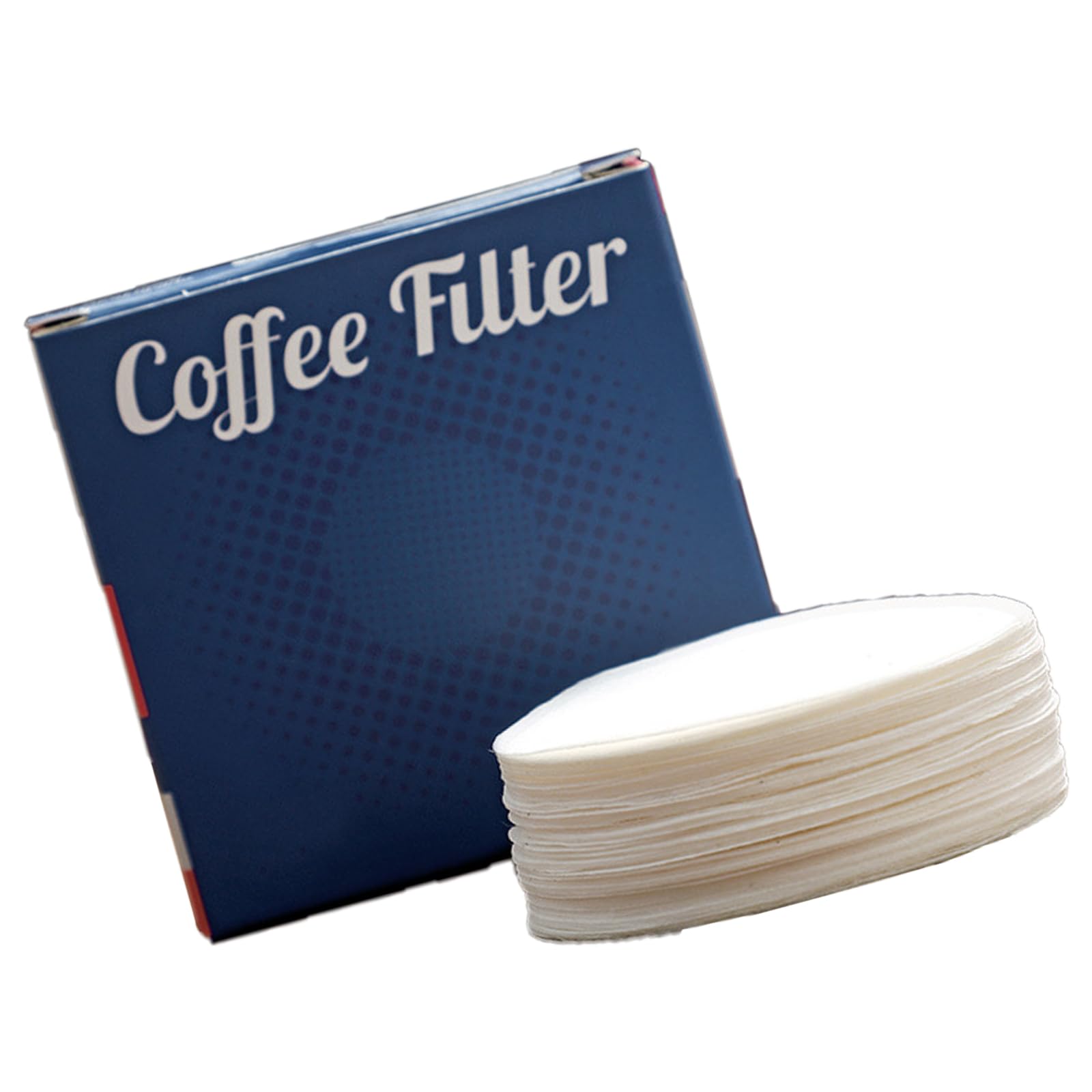 JKRNEJGR 100Pcs Not Decolorant Coffee Filter Papers for Espresso Machine Handle Coffee Accessories Not Decolorant Filter