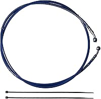 Vista 14 de PRO BAT - Manguera de línea de manguera de freno hidráulico trenzada de 70''/175cm para scooter GY6 chino, ATV, Dirt Bike, Go Kart, 10mm de extremos