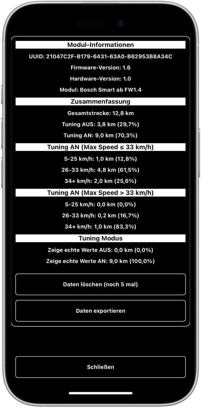 für Bosch Smart System BES3 Gen4 E-Bike Tuning Chip mit App (Nicht Felgen/Ventilmagnet) eBike