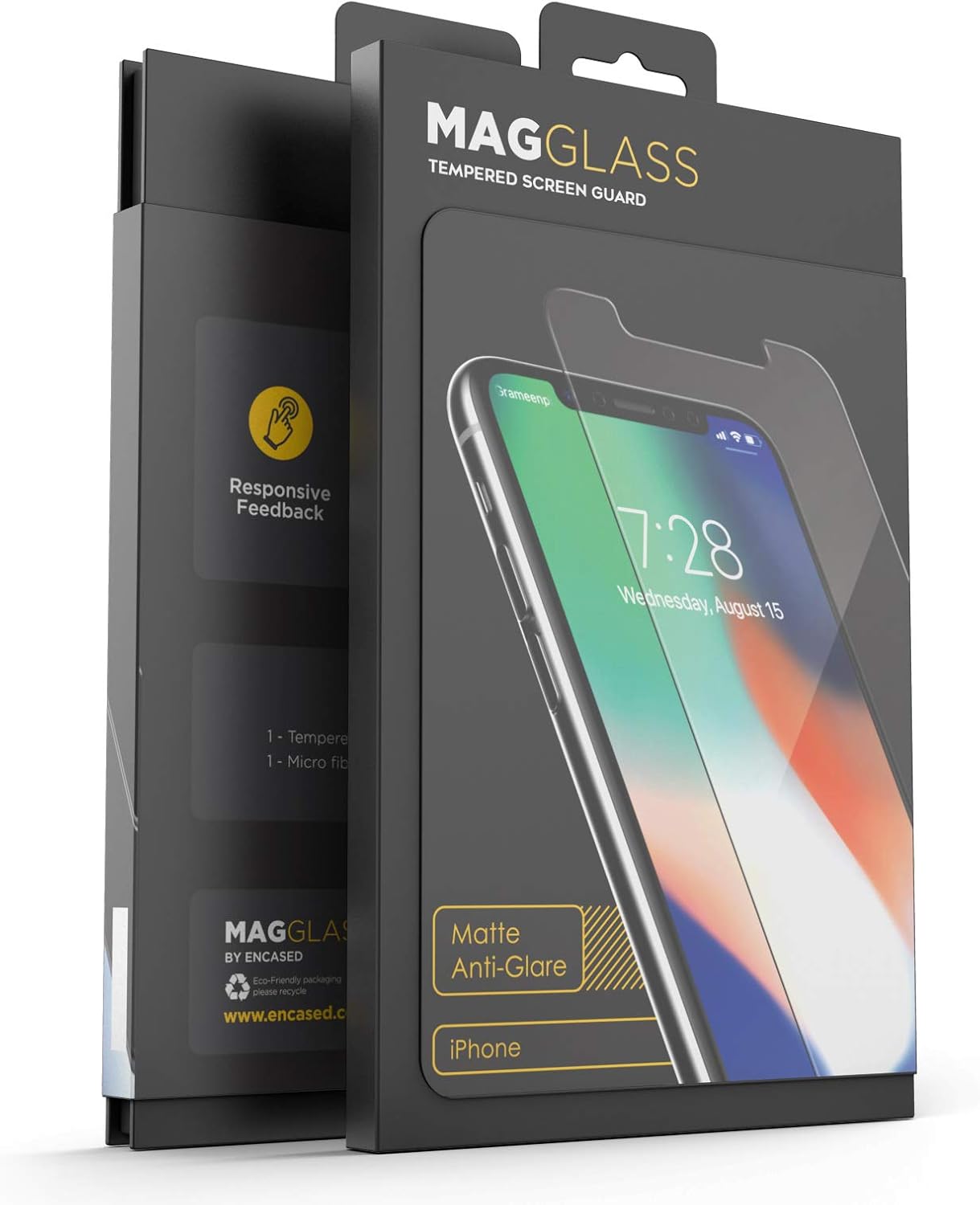 magglass iPhone 11 Pro Max/iPhone Xs Max Screen Protector Tempered Glass (Matte Finish) - Anti Glare Protective Display Guard - Fingerprint Resistant w/Case Friendly Edges (Bubble Free Adhesive)