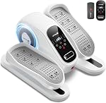 UMAY Machine elliptique sous le bureau, Pédalier électrique Eclipse pour les seniors avec 12 vitesses, Machine d'exercice à pédales, Mode manuel et automatique, Pédalier assis pour bureau à domicile