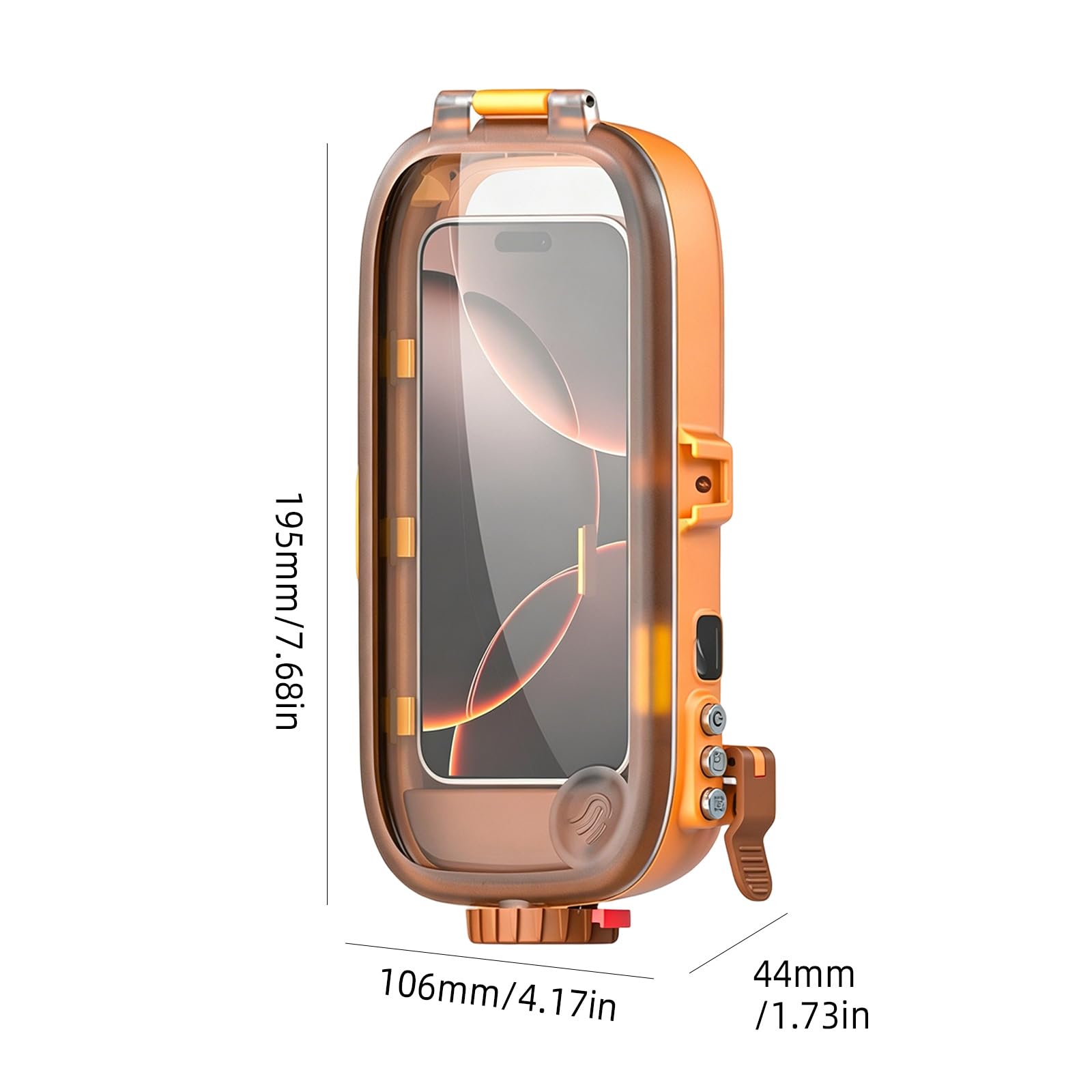 Custodia per telefono resistente all ' acqua per schermi da 4, 7 a 6, 9 pollici adatta moderni smartphone per la difesa del telefono sportivo