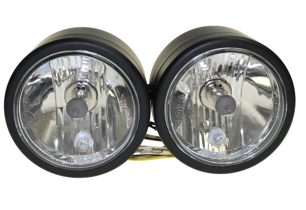 Citomerx Doppel-Scheinwerfer schwarz mit E-Nummer H7 & H4 55/60W | Passend für Honda CB 600, 900 Hornet CB600 CB900