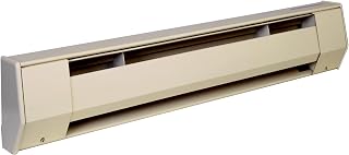 KING 4K2010-AL K Series Baseboard Heater, 4' / 1000W / 208V, Almond