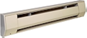 King Electric 3K1207A K Series Baseboard Heater, 3' / 750W / 120V, Almond