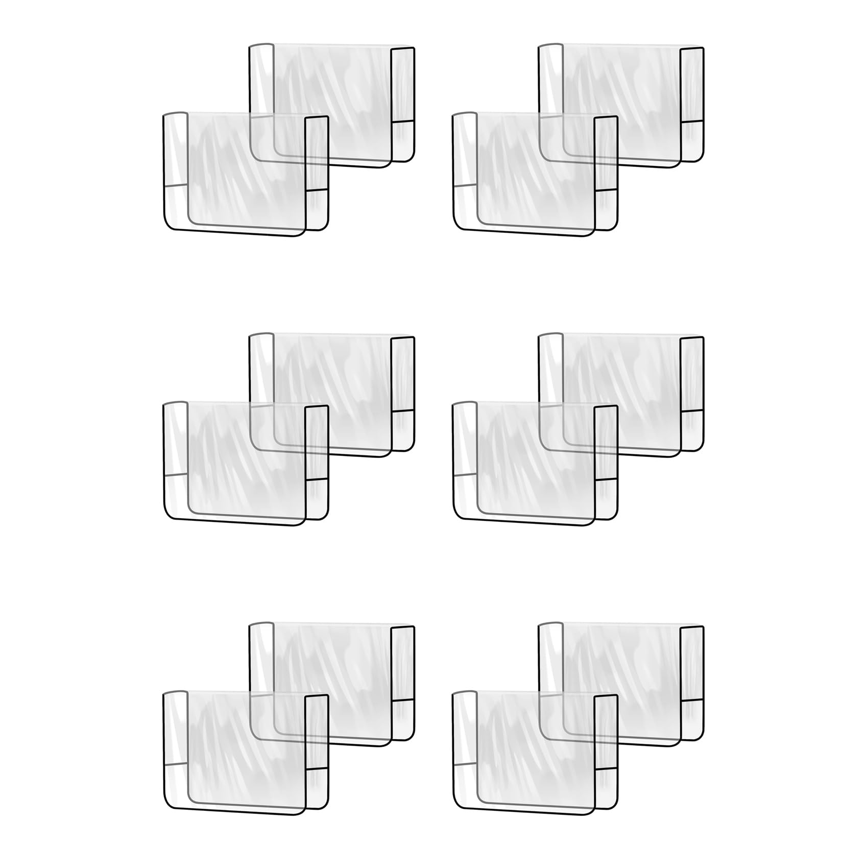 Housse de dossier de chaise de coiffure carrée transparente pour fauteuil de salon de coiffure