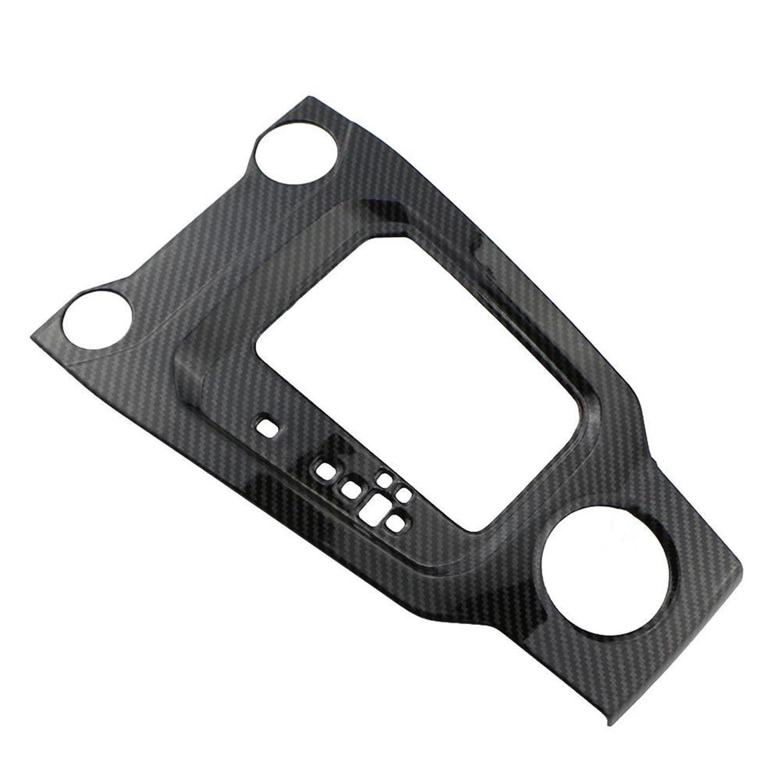 ESPYN Auto Interni Per VW Per Troc Per T-roc 2018-2023 ABS Cromato Auto Pomello Cambio Pannello Decorazione Della Copertura Adesivo Trim Decorazione Interni (Colore : No hole sliver