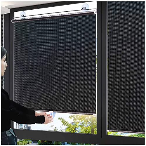 Xrdbfd Store Enrouleur Occultant Portable, Store Enrouleur À Ventouse, Store Enrouleur De Fenêtre 45x125/68x125cm, Stores Intimité/Protection Solaire, sans Perçage,50x125cm/20 * 49in Cover