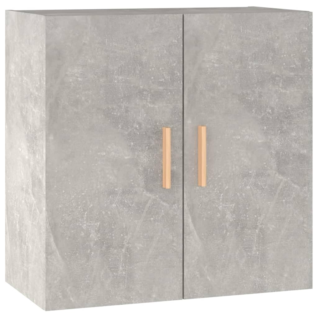 vidaXL Wall Cabinet Floating TV Unit Sideboard Entertainment Centre Wall Mounted Hanging Cabinet TV Console Media Unit Concrete Grey Engineered Wood