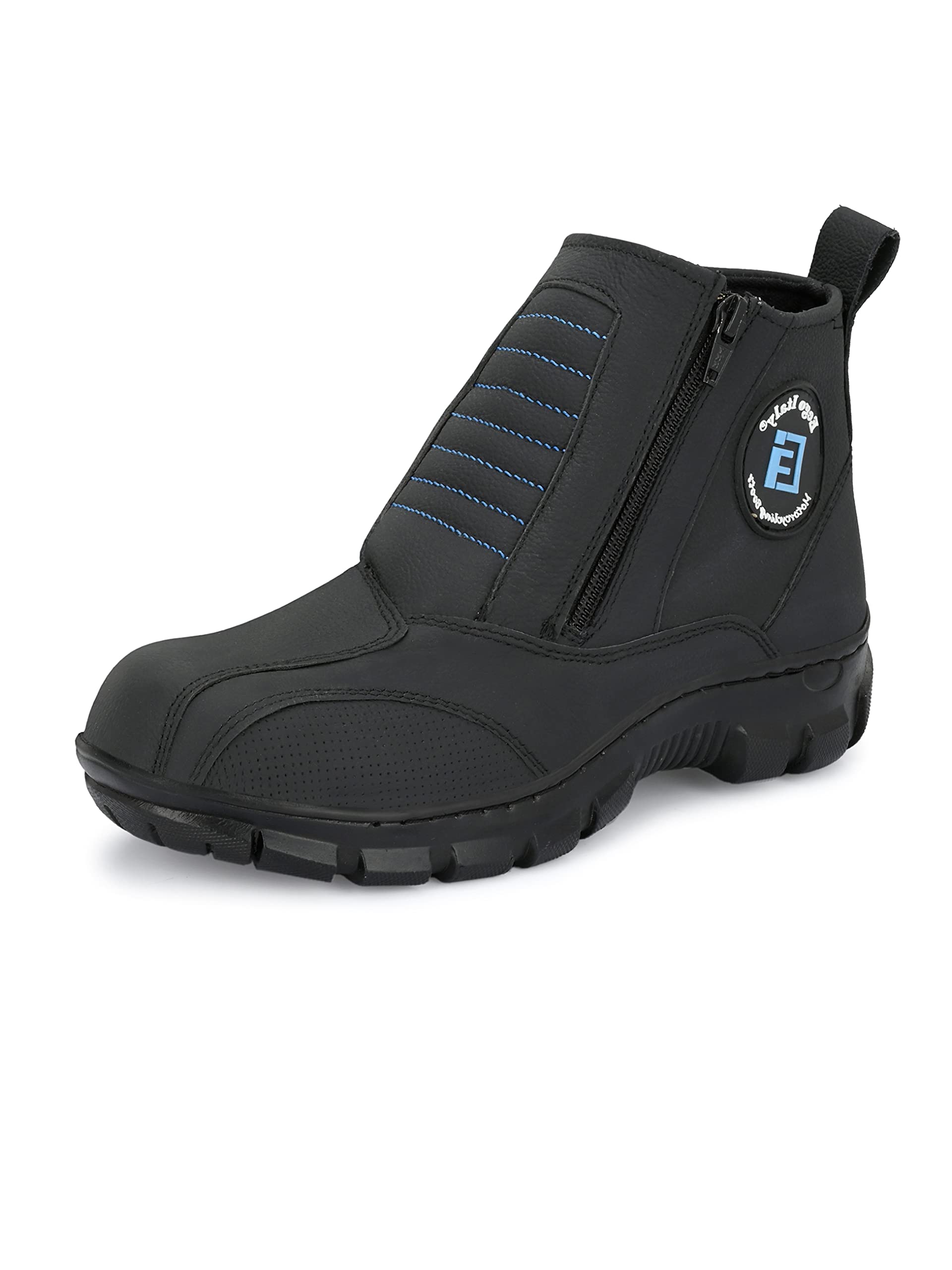 Eego Italy Mens Shield Real Leather Riding Low Ankle Protective Boots - Rider_4_Black_7 (B0D34ZF2LC) Amazon Price History, Amazon Price Tracker