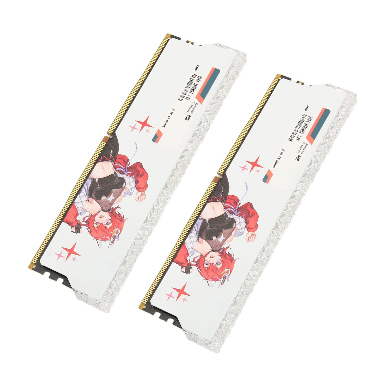 VBESTLIFE Wysokowydajny moduł Pamięci DDR4 RAM 3600 MHz do Gier PC do Komputera Stacjonarnego 2x 16 GB (32 GB (2x16))