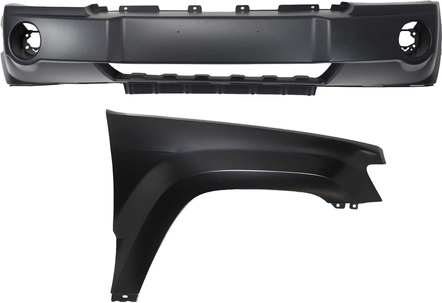 Garage-Pro Front Bumper Cover Kit For Jeep Grand Cherokee 2005-2007, Primed, Jeep Grand Cherokee Accessories